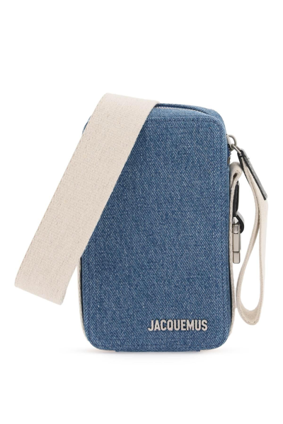 Jacquemus Le Cuerda Vertical Crossbody Bag In Blue