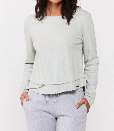 Jak & Rae Giselle Pastel Top In Grey