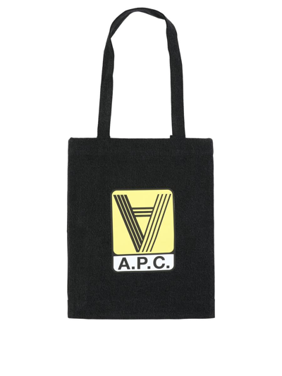 Apc A.p.c. "lou" Tote Bag In Black