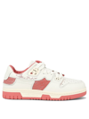 Acne Studios 08sthlm Low Pop M Sneakers - Leather - White/pink In White