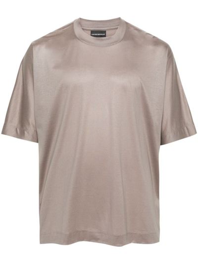 Ea7 Emporio Armani T-shirt Clothing In Brown