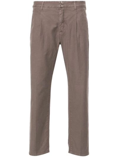 Incotex Blue Division Special Straight Trouser Clothing In Brown