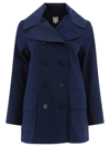 Ines De La Fressange Serafine Coats Blue In Blue