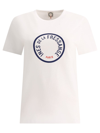 Ines De La Fressange Logo-printed Crewneck T-shirt In White