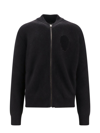 Mm6 Maison Margiela Cotton Blend Sweatshirt With Frontal Cut-out Detail In Black
