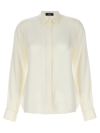 THEORY CLASSIC FITTED SHIRT, BLOUSE WHITE