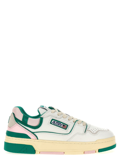 Autry Clc Sneakers Green In Neutral