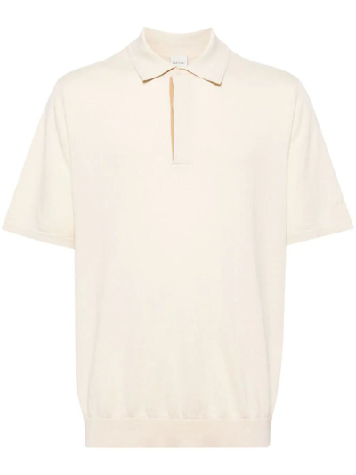 Paul Smith Mens Jumper Ss Polo Clothing In White