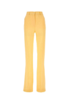 Sportmax Viscose Persia Pant Belt Loops In Yellow