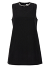 AREA CRYSTAL HEART BACK DRESSES BLACK