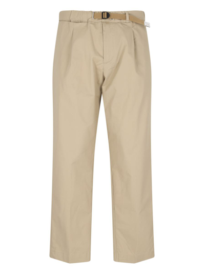 White Sand Trousers In Beige