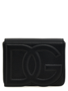 DOLCE & GABBANA DG LOGO BAG CROSSBODY BAGS BLACK