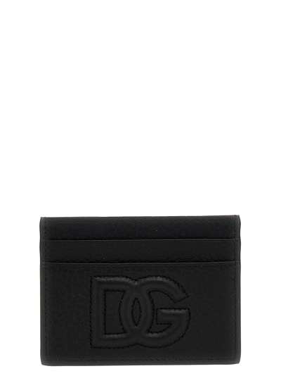 Dolce & Gabbana Logo Card Holder Wallets, Card Holders Black