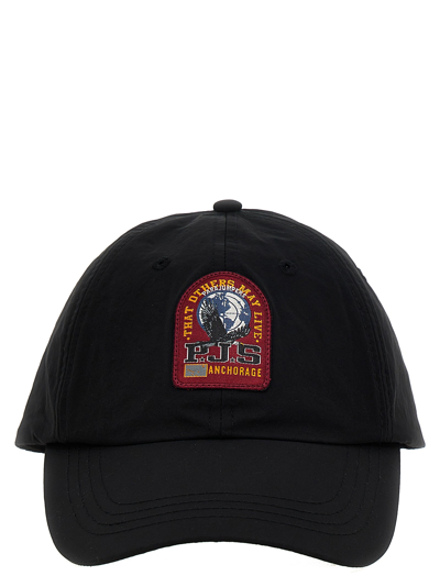 Parajumpers Logo Patch Cap Hats Black