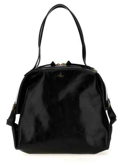 Vivienne Westwood Mara Holdall Hand Bags Black