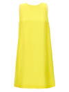 TWINSET SATIN DRESS WITH CHAIN DETAIL DRESSES YELLOW