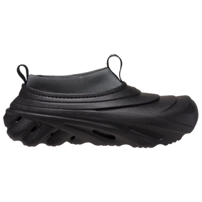 Crocs Black Echo Storm Sneakers In Black/black