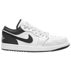 Jordan Mens  Aj 1 Low In White/black