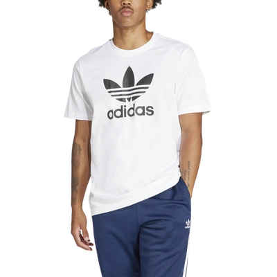 Adidas Originals Mens  Trefoil T-shirt In Black/white