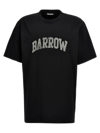 Barrow T-shirt Washed Print Nera In Black
