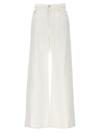 Brunello Cucinelli Palazzo Jeans In White
