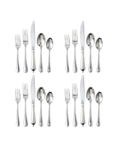 Juliska Berry & Thread 20-piece Flatware Set In Bright Satin