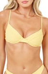 L*space Missy Underwire Bikini Top In Honey