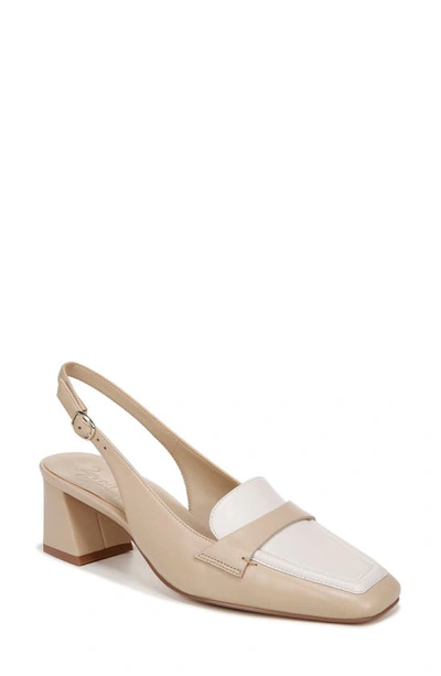 27 Edit Naturalizer Hunny Slingback Pump In Tan / Warm White Leather