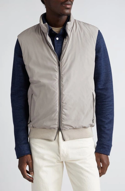 Herno Waistcoat In Taupe