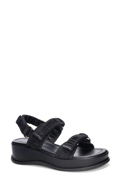 Chinese Laundry Cashy Platform Wedge Sandal In Black