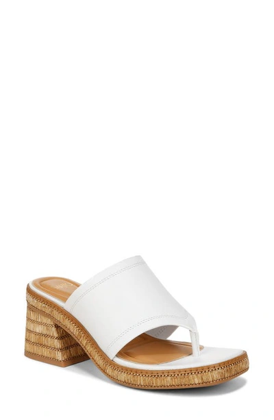 Sarto By Franco Sarto Ferrara Espadrille Platform Sandal In White