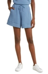 Varley Alder Drawstring Shorts In Coronet Blue