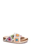 Dirty Laundry Tacoma Crochet Slide Sandal In Natural