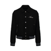 Amiri Twill Wool Bones Bomber Jacket With Patches