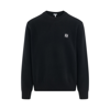 LOEWE ANAGRAM EMBROIDERED KNIT SWEATER