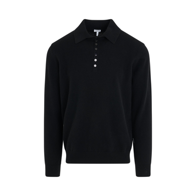 Loewe Polo Sweater In Black