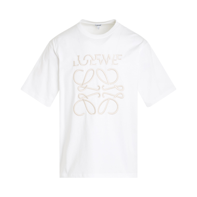 Loewe Embroidered Distorted Logo T-shirt