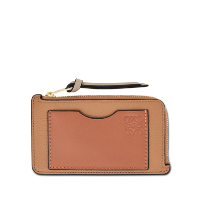 Loewe Coin Cardholder In Toffee_tan