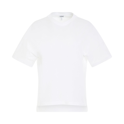 Loewe Anagram Boxy Fit T-shirt In White