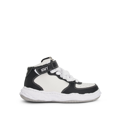 Miharayasuhiro Wayne Og Sole Leather High Sneakers In Black