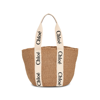 CHLOÉ LARGE WOODY BASKET TOTE BAG