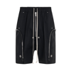Rick Owens Drawstring Elastic Waist Shorts