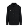 Rick Owens Long-line Felted Cotton Shirt