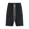 Rick Owens Cargobelas Cotton Shorts