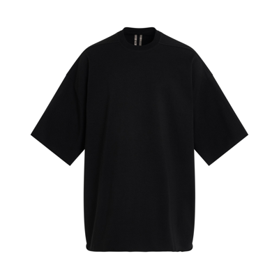 Rick Owens Tommy T Oversized Cotton-jersey T-shirt In Black