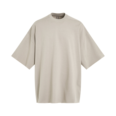 Rick Owens Heavy Jersey Tommy T-shirt In Gray