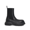 RICK OWENS WASHED CALF BEATLE BOZO TRACTOR BOOTS