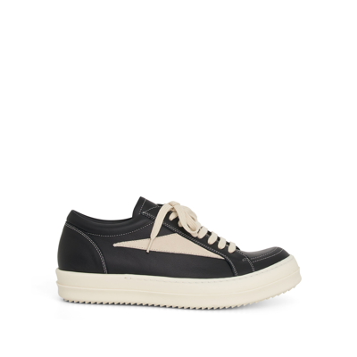 Rick Owens Vintage Leather Sneaker In White