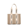 Chloé Sac Cabas Moyen Woody En Lin