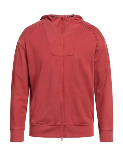 Emporio Armani Man Sweatshirt Rust Size L Modal In Red